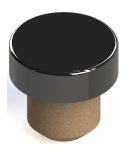 Black plastic bartop