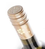 Custom printed screw cap