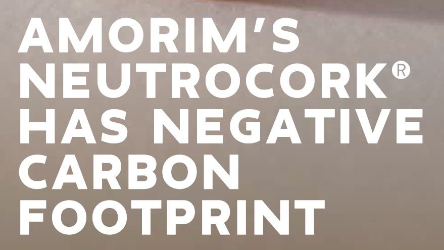 Amorim Neutrocork negative carbon footprint