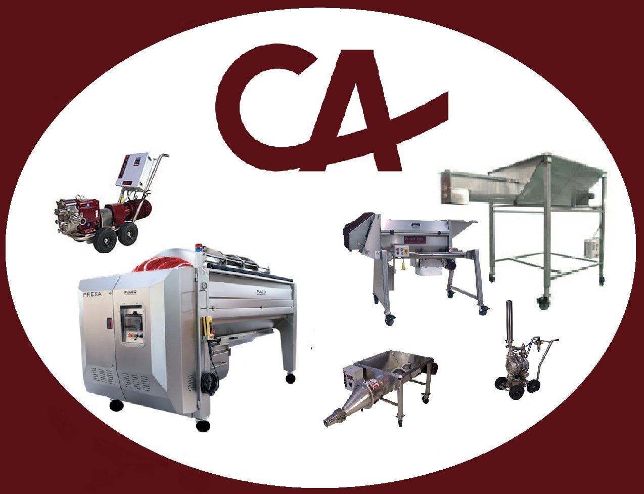 The Carlsen & Associates crush equipment lineup
