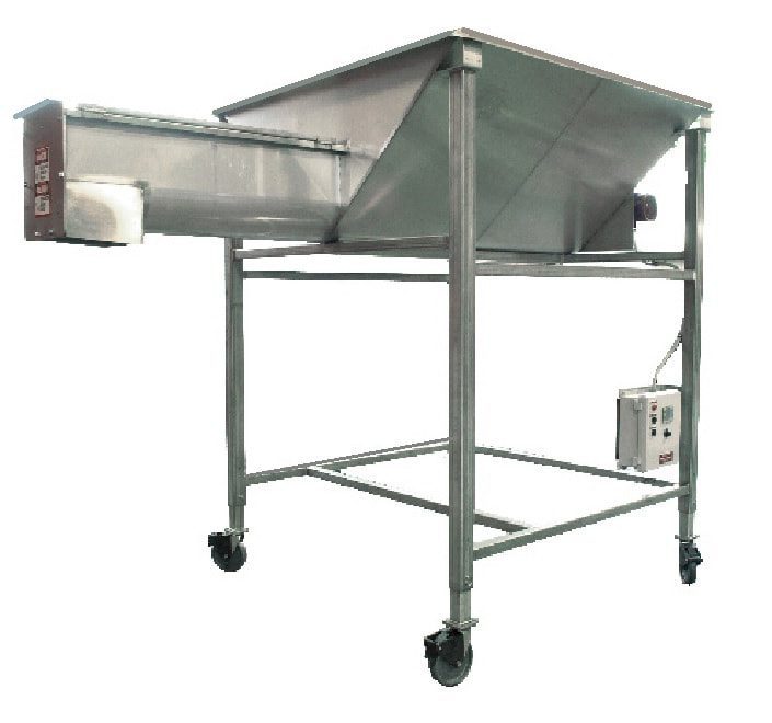 Carlsen 6-foot horizontal receiving hopper