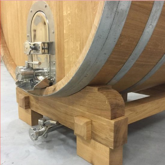 Oak tank door, cradle and main drain