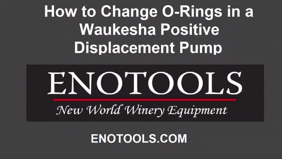 Waukesha O-ring seal replacement video