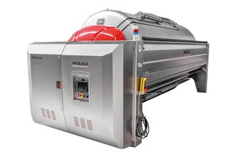 Puleo Frexa pneumatic membrane press in stainless steel