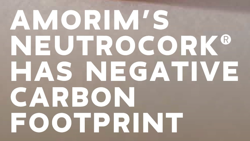 Amorim Neutrocork Negative Carbon Footprint